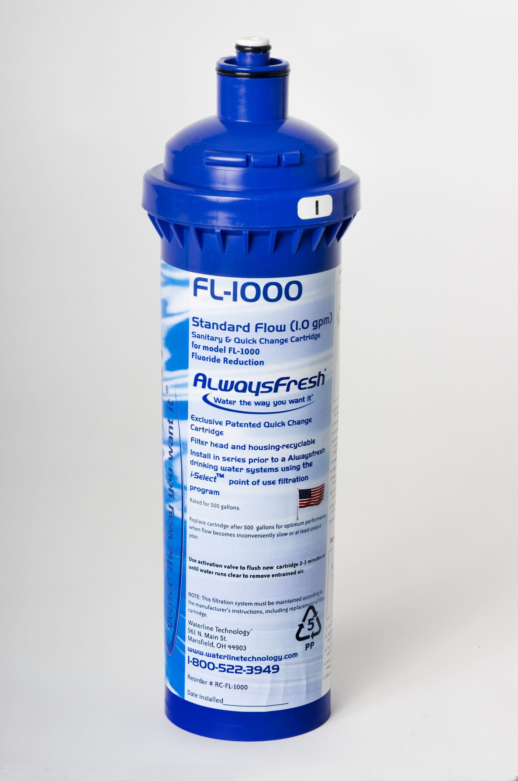 Model FL-1000 Fluoride Treatment System
